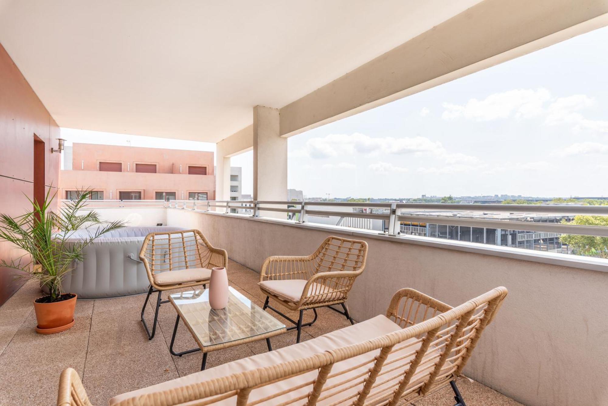 Le Montblanc & Spa Rooftop Apartment Lyon Exterior foto
